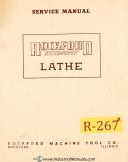 Rockford-rockford 20, Lathe Service install Operations and Maintenance Manual 1952-20-01